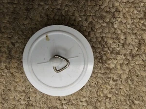 Sink Plug White Bathroom Kitchen Basin Universal Rubber Bath UK POWERSELLER FREE - Picture 1 of 2
