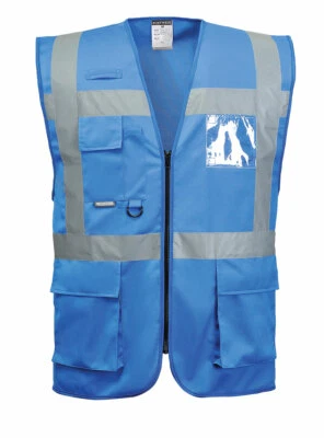 Portwest UF476 Iona Executive Safety Lightweight Zip Vest with Reflective Tape - Image 1 of 4