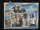 1945 ABBOTT AND COSTELLO IN HOLLWOOD Original Mexican Lobby Card16"x12"