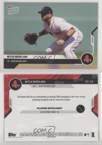2020 Topps Now Road to Opening Day /127 Mitch Moreland #OD-28