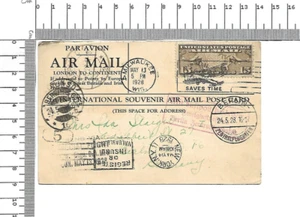 1928 US airmail 15 cents New York - Berlin Luftpost souvenir commemory  ; 61011 - Picture 1 of 2