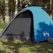  Tente de camping 4 personnes bleu tissu occultant imperméable vidaXL