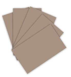 Folia 614/50 73 Photo Card DIN A4 300 g/m² 50 Sheets Cappuccino for Crafts and C