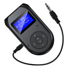 Bluetooth 5.0 Audio Receiver Transmitter with LCD Display Mic Handfrees Calling