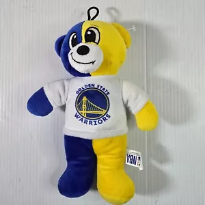 Golden State Warriors Yellow & Blue Teddy Bear Plush Official NBA Stuffed Animal - Picture 1 of 5