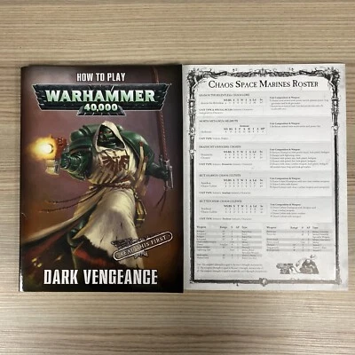 DARK VENGEANCE HOW TO PLAY RULEBOOK RULES WARHAMMER 40,000 40K GAMES WORKSHOP - Image 1 of 4