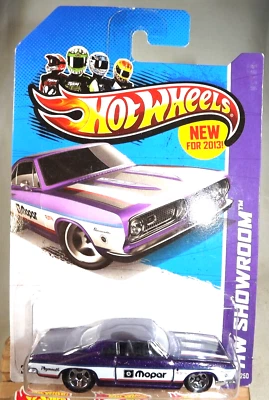 2013 Hot Wheels #240 HW Showroom '68 PLYMOUTH BARRACUDA FORMULA S Purple Variant - Image 1 of 4