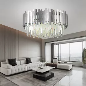 Crystal Ceiling Light,Modern Luxury Crystal Chandelier 55cm Chandelier Lamp - Picture 1 of 8