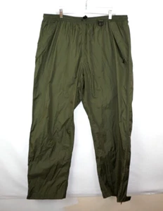Quest Nylon Rain Pants Men's XL Green Cycling Hiking Golf Waterproof Outdoor - Picture 1 of 9