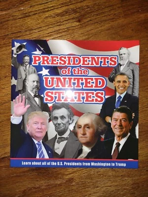 Presidents of the United States Book Washington To Trump U.S.A Reading Childrens - Image 1 of 2