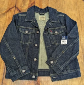 Polo Ralph Lauren Kids Denim Trucker Metal Button Jacket Size 8 NWT - Picture 1 of 10