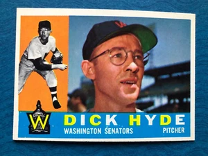 Tarjeta de béisbol 1960 Topps Dick Hyde #193 (nm) - Imagen 1 de 2