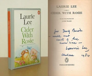 Laurie Lee - Cider With Rosie - Signed - 1st/30th (1982 Penguin First Edition) - Imagen 1 de 4
