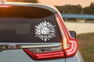 American flag sunflower vehicle decal | water bottle sticker | laptop sticker | - Picture 1 of 3