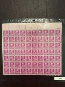Scott 953 George Washington Carver (1948) sheet of 70/3¢ stamps - Picture 1 of 3