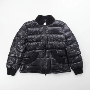 Chaqueta acolchada Moncler para mujer Arcelot estilo bombardero cremallera negra talla L PVP 1285 - Imagen 1 de 10
