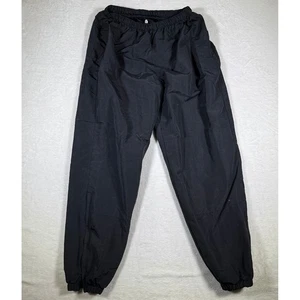 American Apparel Nylon Taslan Jogginghose schwarz Gummibund Kordelzug XL - Bild 1 von 9