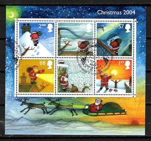 GB 2004 - Christmas - Mini Sheet - Very fine used - Picture 1 of 1
