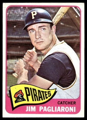 1965 Topps Jim Pagliaroni #265 Pittsburgh Pirates - Image 1 of 2