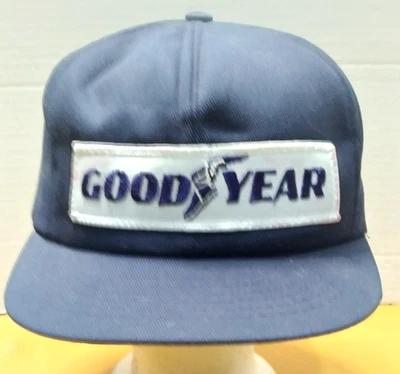 Neumático Goodyear - Gorra - Swingster - Snapback - Forro de espuma - Azul con logotipo blanco Foto 1 de 4