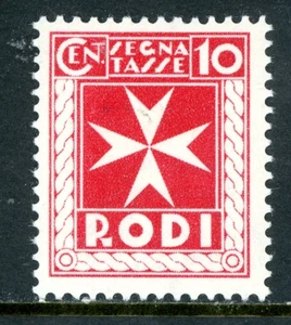 Italy 1934 Rhodes 10¢ Carmine Postage Due Scott #J2 Mint L491 - Picture 1 of 6
