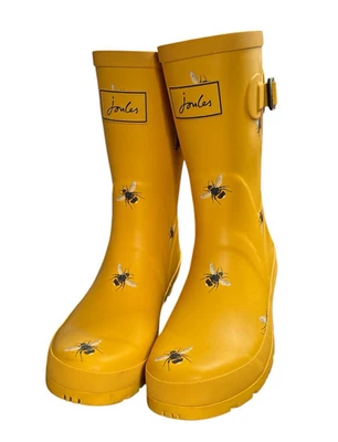 Bota de goma para mujer Joules amarilla abeja talla 8 EE. UU. 39 UE botas de lluvia Foto 1 de 4