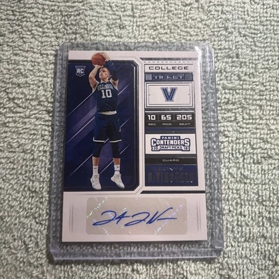 2018 Panini Contenders DP DONTE DiVINCENZO COLLEGE TICKET ROOKIE AUTO #91 Nova - Image 1 of 2
