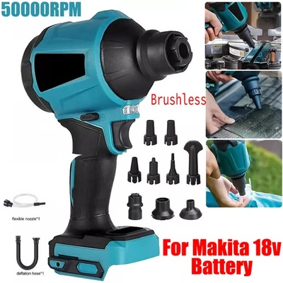Cordless Dust Blower Air Blower for Makita 18V Battery Brushless Motor 50000RPM - Image 1 of 4