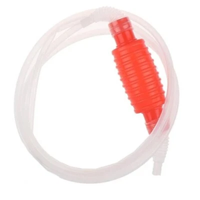 Efficient Siphon Pump for Liquids with Hand Pump & Food Safe Silicone Hose - Image 1 of 4