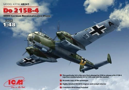 ICM 48241 1/48 Do 215b-4 WWII German Reconnaissance Plane
