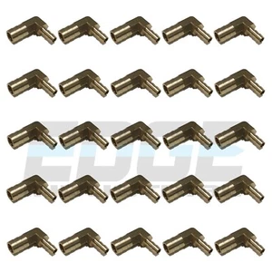 (25 PACK) 1/2 X 1/4 HOSE BARB ELBOW 90 DEGREE Brass Pipe Fitting UNION Fuel WOG - Picture 1 of 5