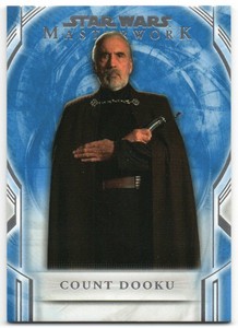 2018 Star Wars Masterwork Blue 7 Count Dooku