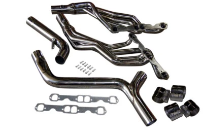 93-97 FOR Camaro Stainless LT1 Longtube Exhaust Headers Manifolds SS Z28 + YPIPE - Image 1 of 3