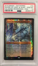 Magic the Gathering SWORD OF LIGHT & SHADOW Kaladesh Inventions Foil PSA 10