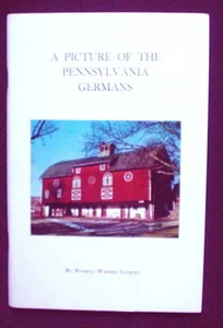 A Picture of the Pennsylvania Germans Russell Wieder Gilbert PBk 1962 NR FINE - Imagen 1 de 1