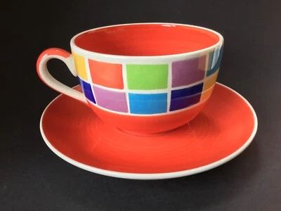 Taza y platillo grande de desayuno Whittard of Chelsea Mosaic Foto 1 de 4