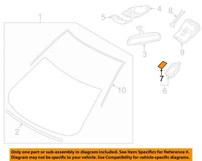 MAZDA OEM 17-18 CX-5 Windshield-Film TK80665G2 - Image 1 of 2