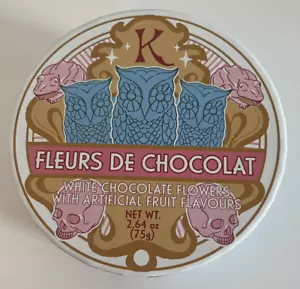 Epic Universe Harry Potter Paris K. Rammelle Hat Box White Chocolate Flowers - Picture 1 of 4
