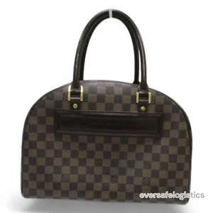 LOUIS VUITTON Handbag Damier Nolita N41455 Evenu LV Logo Shoulder Bag Used - Picture 1 of 7