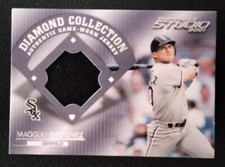 2001 Magglio Ordonez | GAME-WORN JERSEY | Donruss Studio Diamond Collection DC41