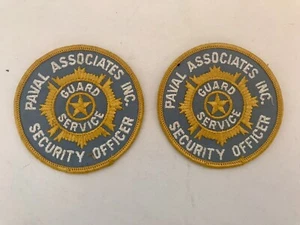 "PAVAL" 2 SICHERHEITSBEAMTE AUFNÄHER 3 3/4" Durchmesser - Bild 1 von 2