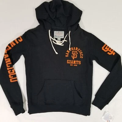 MLB Suave Como Una Uva Gigantes de San Francisco Pullover Negro Sudadera con Capucha Para Mujer Talla S Nuevo con Etiquetas Foto 1 de 4