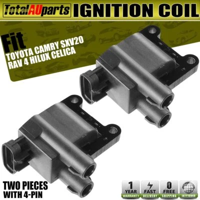 2x Ignition Coil for Toyota Hilux RZN149 Camry SXV20 RAV 4 SXA10 2.0 2.7L 3RZ-FE - image 1 of 4