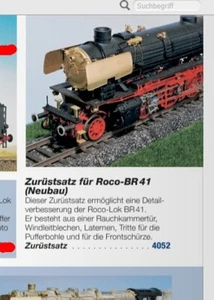 Zurüstsatz für Baureihe 41 Neubaukessel von Roco Nr. 4052 - Bild 1 von 1