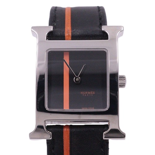 HERMÈS orologio hermes h arancione hh1.210 orologio donna TO186039