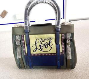 Tosca Blu Green Choose Love Shopping Bag New