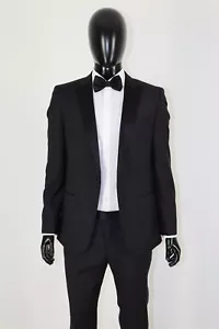HUGO BOSS SMOKING / ANZUG, Mod. Housten/Glorious, Gr. 50 / US 40R, Black - Bild 1 von 14