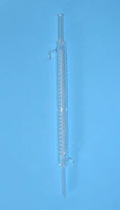 Graham Condenser 400mm Borosilicate Glass Coil Distillation Boiling Steam Lab - Picture 1 of 1