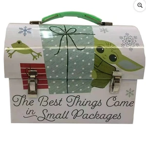 NUOVO Star Wars Baby Yoda, Grogu, Holiday Porta Latta con Manico - Foto 1 di 1