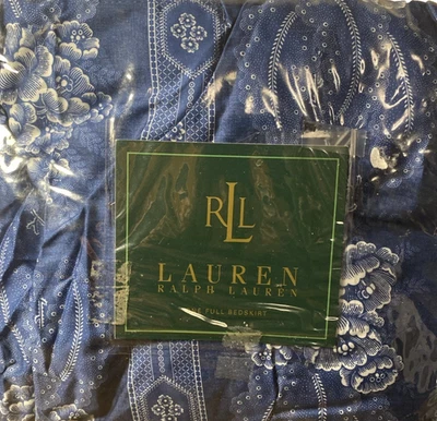 Ralph Lauren Biaritz Floral Full size Bed Skirt NOS - Image 1 of 4